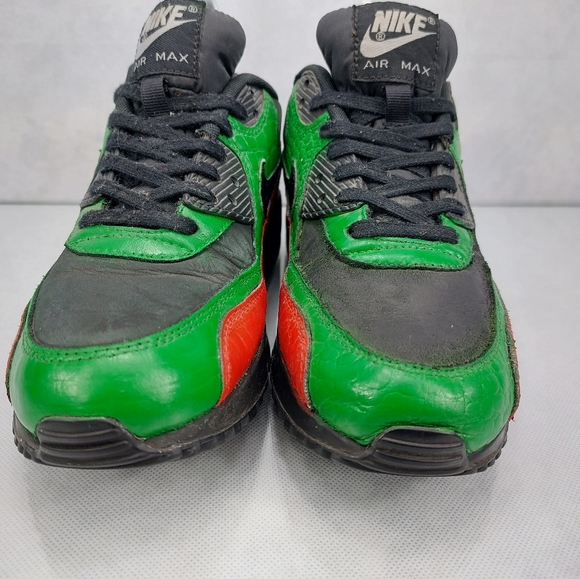 Nike Air Max 90 Premium multicolor  Reptile-Sneakers-shoes size 7 customized. - Picture 6 of 8